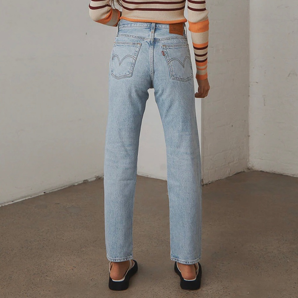 Levi's® Wedgie High Waist Crop Straight Leg Jeans in Mongomery Baked 25 × 28